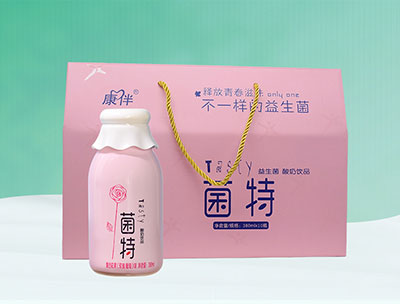 康伴菌特玫瑰味酸奶饮品380ml 10瓶